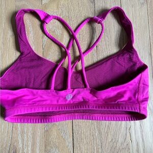 lululemon athletica Pink Criss-Cross Sports Bra